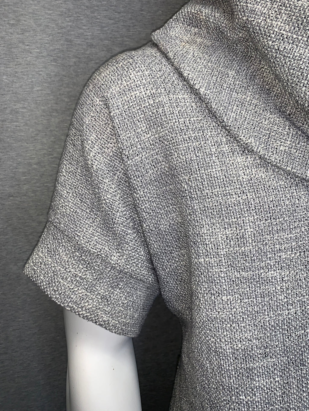 HEATHER GRAY KNOBBY KNIT COWL NECK Pullover