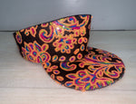 ORANGE SEQUINED FLOWER Visor