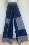 ARTISANAL DENIM PATCHWORK DRAMATIC Pants
