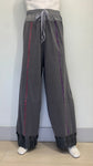 ADINKRA SUMMER WOOL AND SILK DRAWSTRING Pants