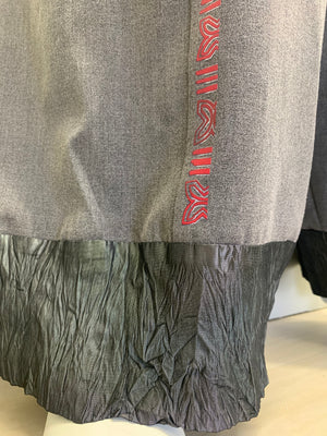 ADINKRA SUMMER WOOL AND SILK DRAWSTRING Pants