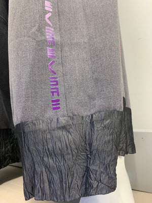 ADINKRA SUMMER WOOL AND SILK DRAWSTRING Pants
