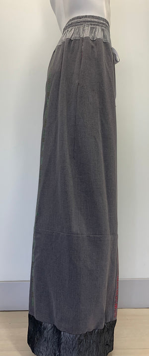 ADINKRA SUMMER WOOL AND SILK DRAWSTRING Pants