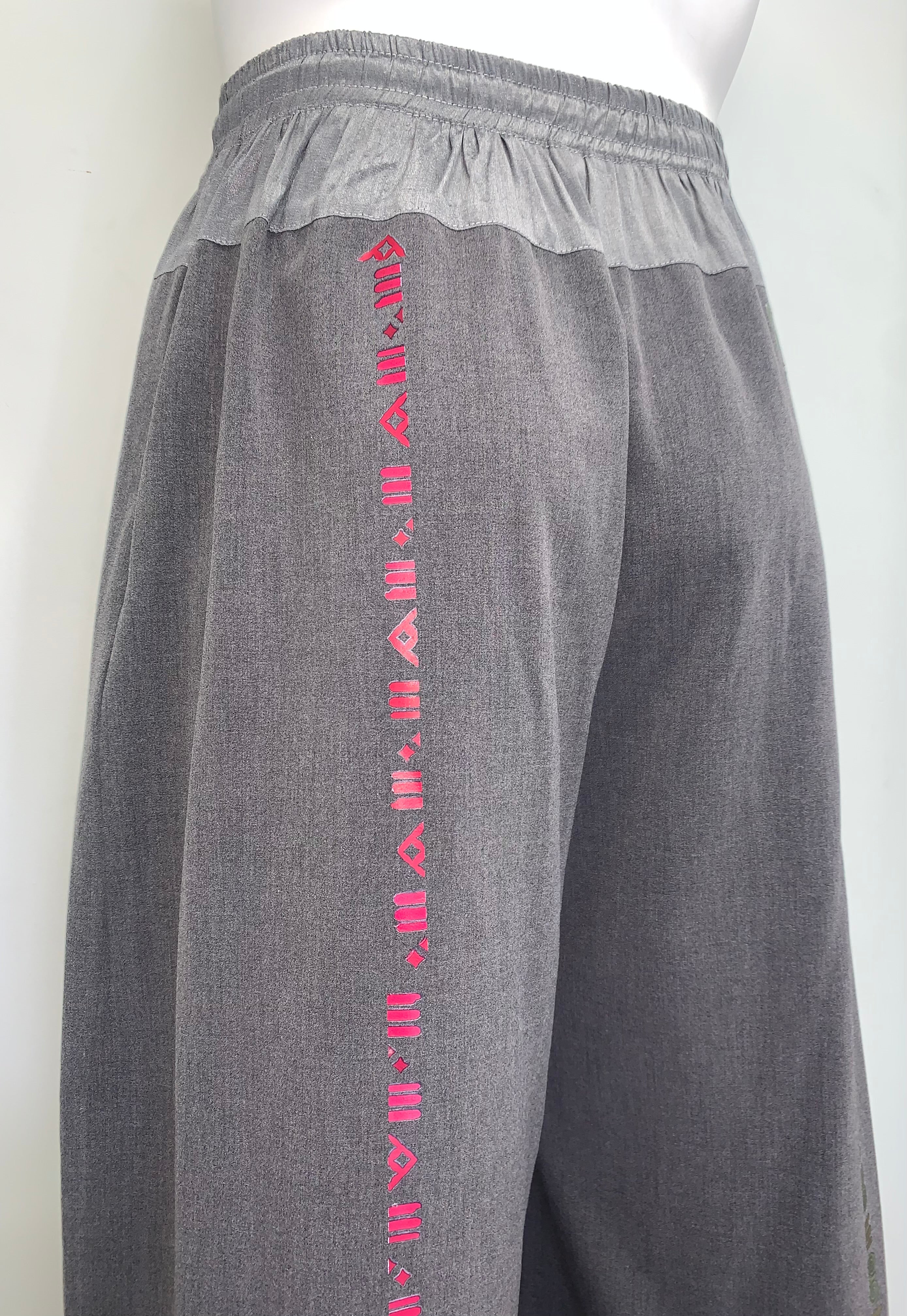 ADINKRA SUMMER WOOL AND SILK DRAWSTRING Pants